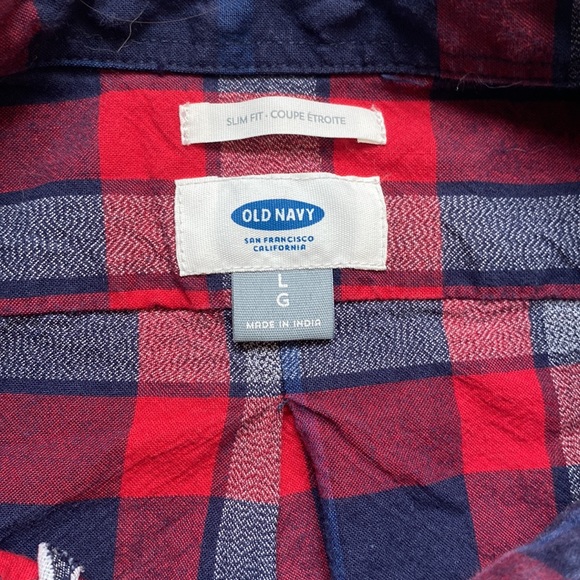 Plaid Long Sleeve Button Up - Picture 2 of 2